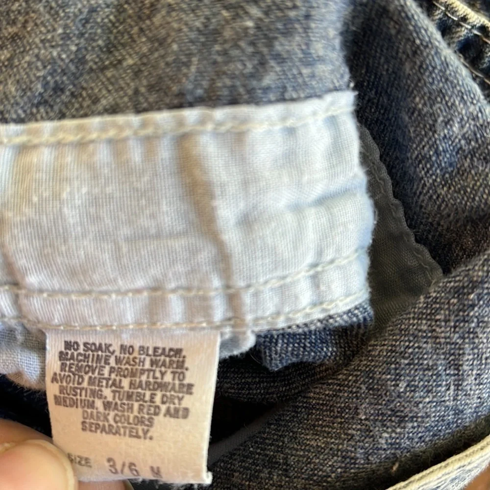 Oshkosh vintage acid wash denim overalls